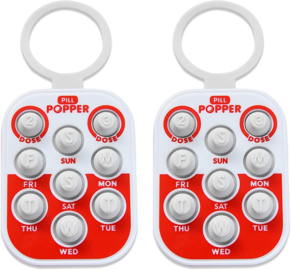 Pill Popper - Geheugenhulp dosis tracker (2 Pack)