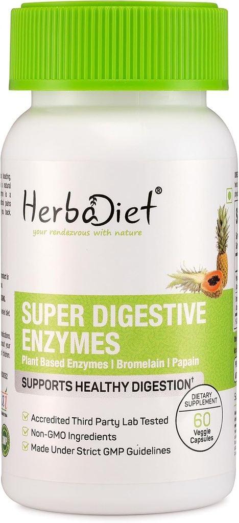 Herbadiet Decompensative Enzyme Supplements 