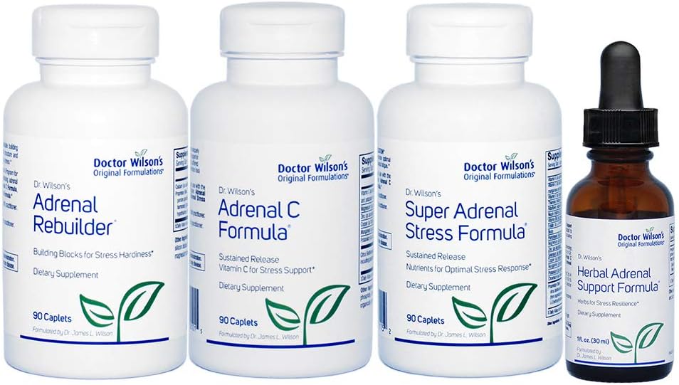 Dr. Wilson's Adrenal Fatigue Protocol Uitgebreide kit voor Adrenal Support HASF Small