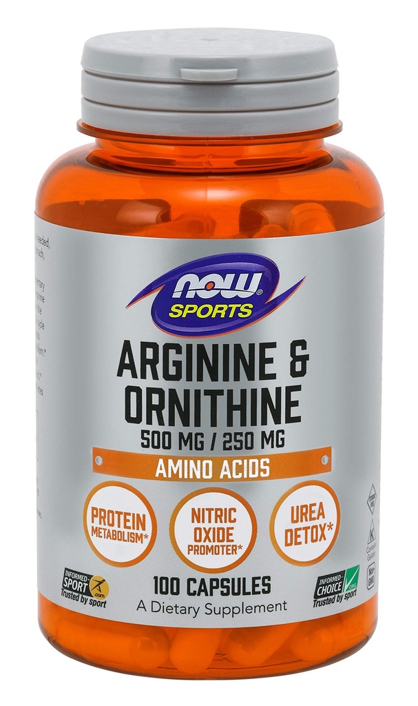 Nourriture Arginine Ornithine 100 Caps