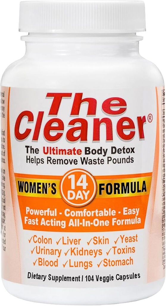 Century Systems De schonere detox, krachtige 14-dagen Complete interne reiniging formule voor vrouwen, Ondersteuning Digestieve Gezondheid, 104 Vegetarische Capsules