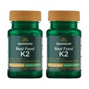 Swanson Maximale sterkte Vitamine K2 (Menachinon-7)-Vitaminesupplement Ondersteuning Cardiovasculaire en Bone Health-Made van Japanse Natto om te helpen Regulate Calcium (30 Softgels, 200mcg Each) (2 Pack)