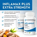 Vitaminerals® 121+ Inflamax® Plus | Quercetin | Proteolytic Enzymes | Ginger | Turmeric | Veggie caps