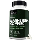 BioSchwartz Magnesium Complex Supplement (90 capsules) 350mg Magnesium Glycinate Citrate Malate en Taurate Per Serving for Healthy Nerves Muscles Heart Sleep Support (Vegan, Gluten-Free, Non-GMO)