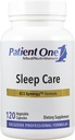 Patiënt One Sleep Care Supplement to Support Transition into Sleep and Rustful Sleep* met kamille, Valeriaan, Melatonine en nog veel meer 120 capsules