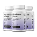 Balancebreens Melatonine 20mg Fast Loss Tablets - High Potency, Fast Acting, Natural Sleep Support Sleep Aids for Adults 