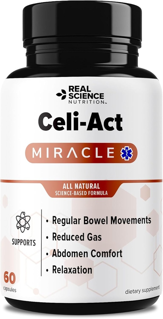 Celi-Act Miracle is een natuurlijk supplement ter ondersteuning van Celiac Discomfort en Digestieve Gezondheid