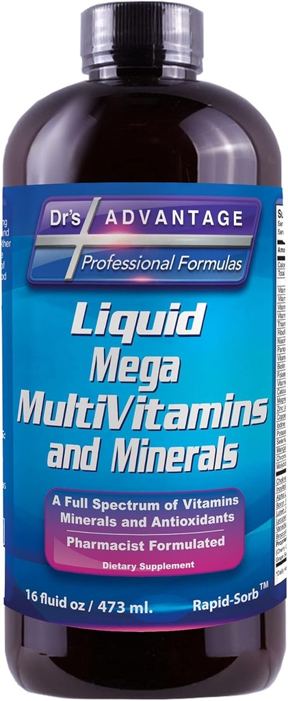 Drs Voordeel - Vloeibare Mega MultiVitaminen en Mineralen 32oz [Gezondheid en Schoonheid]