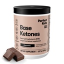 Perfecte Keto Exogene Ketones Poeder, BHB Zouten voor Ketosis & Vasten Ondersteuning, Elektrolyten voor Hydratatie, Cafeïnevrije Energie, Chocolade, 8,57 oz