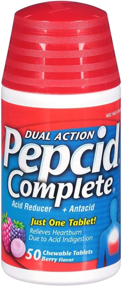 Pepcid Complete Berry Flavor - 100 Kauwtabletten (50ct x2 flessen)