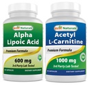 Best Naturals Alpha Lipoïnezuur 600 mg & Acetyl L-Carnitine 1000mg