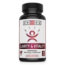 ZHOU Clarity and Vitality (voormalig DHEA) 50 mg, Hormonal Balance Formula for Women & Men, Healthy Aging, Non-GMO, Vegan, Glutenvrij, 60 Capsules