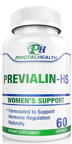 Previaline - HS - DIM-supplement - Alle natuurlijke hormoonbalans voor vrouwen, Menopauze-supplementen voor vrouwen, Estrogeen Metabozer & Hot Flashes Relief.