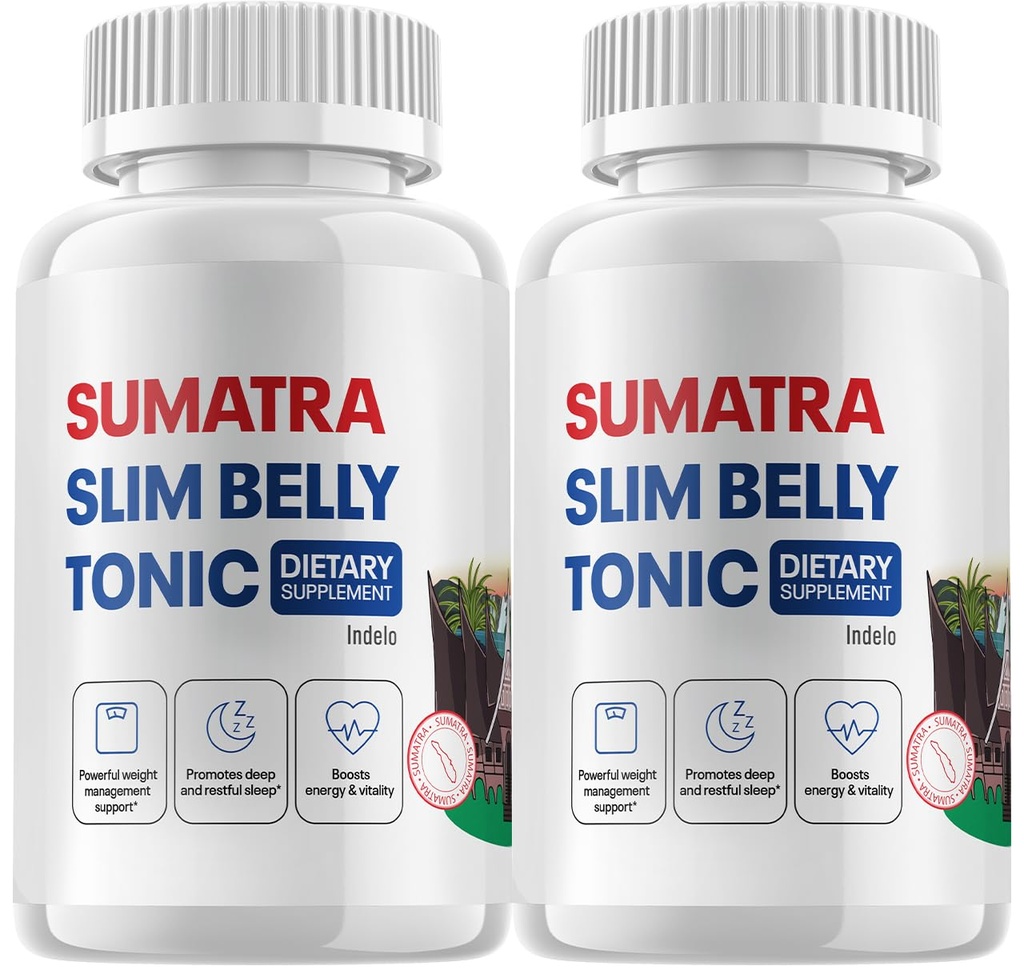 (2 Pack) Sumatra Slim Belly Tonic - Slim Belly Dieetsupplement, Sumatra Slim Belly All-Natural Pillen, Sumatra SlimBelly Reviews (120 Capsules)