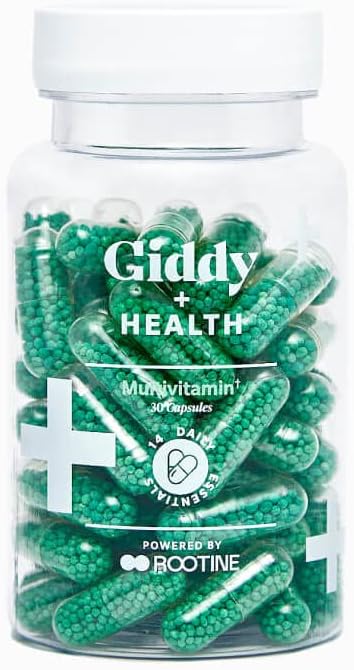 Giddy+Health Multivitamine avec complexe B, D3 et zinc