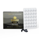 Comprimés de résine de Lotus Shilajit noir, 60 comtes, 200mg Chacun, 100% de Shilajit naturel pur pour les hommes et les femmes avec des acides aminés, 140mg acide fulvic, 85 minéraux de trace ionique, pour le soutien immunitaire, Focus, énergie