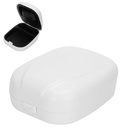 Behind-The-Ear Hearing Aid Case, Waterproof Drop Resistance Storage Box Portable Protective Box Hearing Aid Container for Storing Hearing Aids(White)
