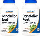 Nutricost Dandelion Root 525mg, 180 Capsules (2 flessen) - 1575mg Serveren, Non-GMO, Glutenvrij