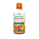 Fermes de campagne Multivitamine liquide, vitamines et minéraux pour le soutien immunitaire et l'énergie, mélange à base de plantes, végétalien, multivitamine pour les femmes et les hommes, sans gluten, saveur de fruits tropicaux, 32 fl oz