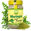 BASIC AYURVEDA Moringa Leaf Powder - 7.05 Oz (200g) Fine Green Superfood Powder 