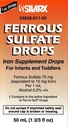 DROPS SUPPLÉMENTAIRES FERREUSES 15MG/ML*SIL 50 ML