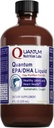 Quantum Nutrition Labs EPA/DHA Liquid - Omega 3 Fish Oil Liquid, Omega 3 Liquid Fish Oil Supplement voor volwassenen, Joint, Heart, & Brain Health Support - 8 Fl Oz Fles