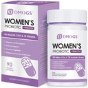OMOGS Vrouwenprobiotica 180 miljard CFUs 18 strains, with Organic Prebiotics, Cranberry Extract, D-Mannose & Digestieve Enzymes, for Digestief, Boost Immune, PH Balance & Urethral Health, 90 Capsules