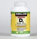 Kirkland Handtekening Extra sterkte Vitamine D3 2000 I.U. 600 Softgels, Fles