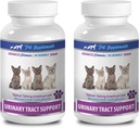 Urinaire Tract Supplementen voor Katten - Urinaire Tract Ondersteuning - voor Katten - Natuurlijke Formule - CHEWABLE - kat Marshmallows - 2 Fles (180 Kauwen)