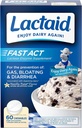 Lactaid Fast Act Lactose Intolerance Relief Chewables with Lactase Enzyme to Prevent Gas, Bloating & Diarree Vanwege LactoseSensitiviteit,Ideaal voor Travel&On-the-Go, Vanilla Twist,60 Packs of 1-ct.(5pk)