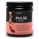 LÉGION Pulse Pre Workout Supplement - Toutes les boissons naturelles à oxyde nitrique pour stimuler l'énergie, sans créatine, naturellement sucrée, Beta Alanine, Citrulline, Alpha GPC (Fruit Punch)