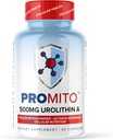ProMito+ - Urolithin A Supplement - 1000mg Pure Urolithin Een dieetsupplement voor mannen en vrouwen - Goed alternatief voor NMN, NAD, CoQ10, Resveratrol & PQQ - Max Life Naturals, 60 Capsules