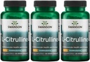 Swanson L-Citrulline - Supplément naturel Promouvoir la santé cardiovasculaire et le soutien énergétique - Aide à augmenter la circulation - (60 capsules, 850mg chacune) (3 pack)