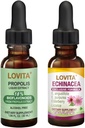 Lovita Bee Propolis & Echinacea Liquid Nutrient Complements Bundle