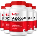 NutraRize (Pack of 5 Sweet Relief Glycogen Support - Glycogen Capsules, Blood Vessel Cleaner, Formule avancée pour le bien-être général, Revues (300 Capsules)