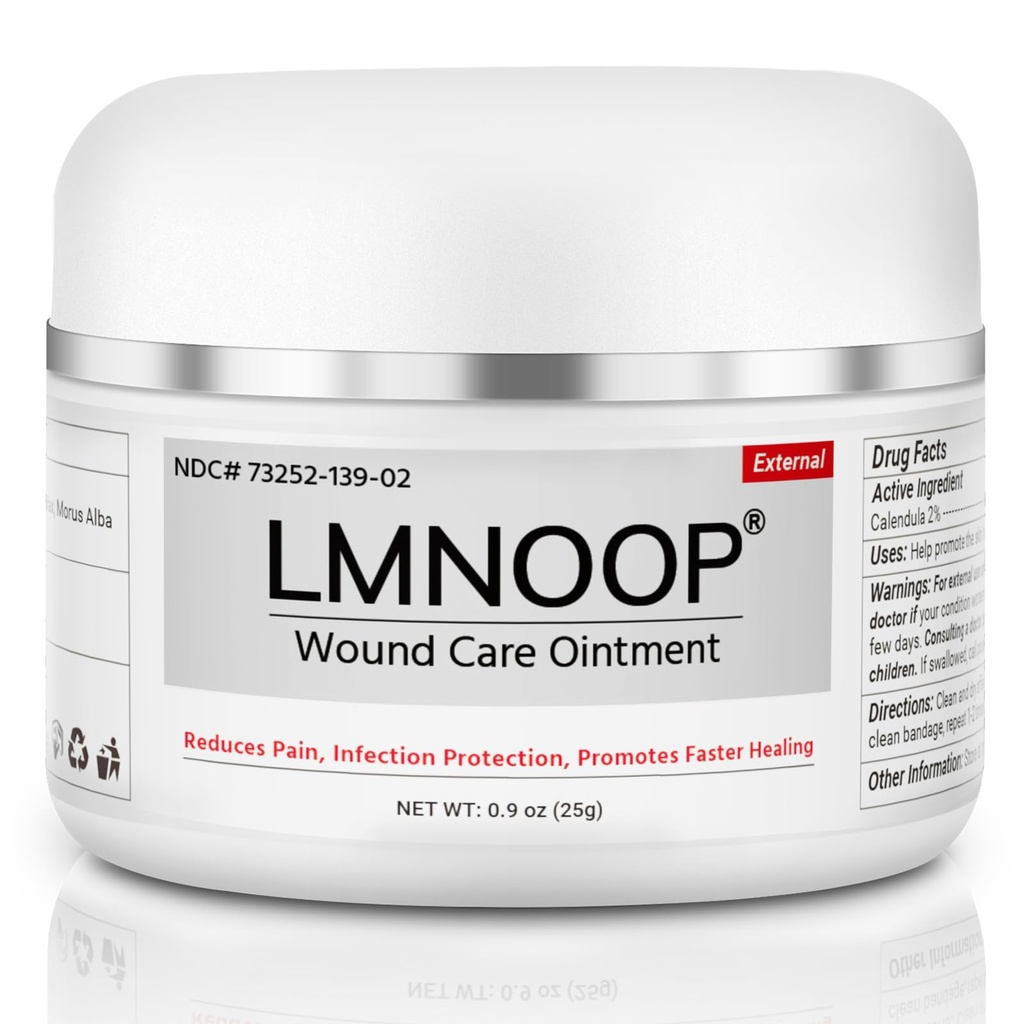 LMNOOP® Bed Sore Ointment, maximale sterkte Wond Care Cream for Infection Protection & Skin Repair, Fast Healing for Diabetic Wounds, Pressure Sores, Venous Ulcer, Burns, Cuts, Scrapes