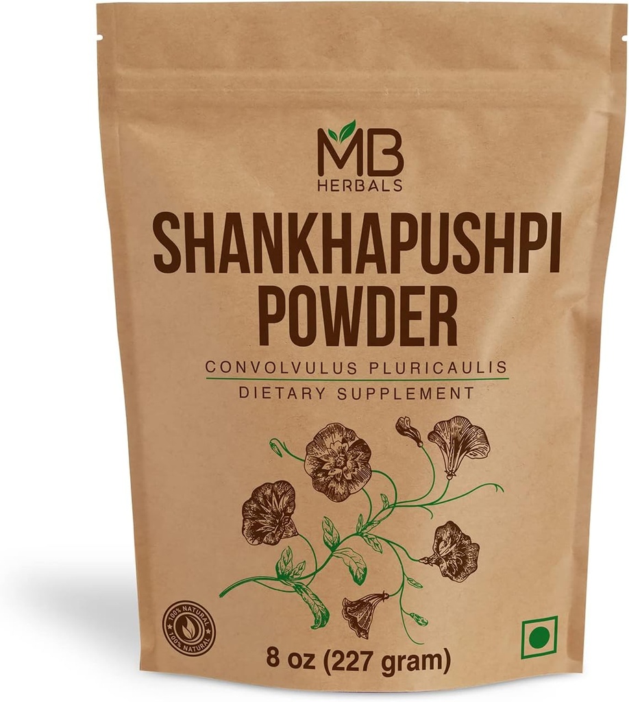 MB Herbals Shankhapushpi Poudre 8 oz (227 Gram)