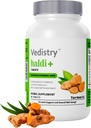Haldi+ 850mg Kurkuma tabletten met 95% Curcumine & Long Pepper 