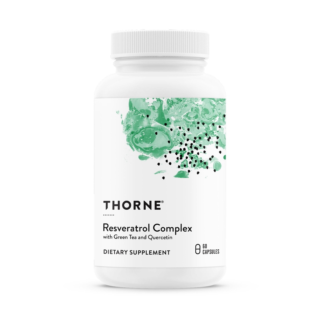 THORNE - PolyResveratrol-SR - Trans-Resveratrol Supplement voor gezonde veroudering* - 60 capsules