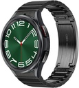 SAMSUNG Galaxy Watch 6 Bespoke Edition 47mm Exclusieve Bluetooth Smartwatch, Gezondheid, Fitness, Slaap, Hartslag Tracker, Verbeterde Batterij, Saffier kristalglas, Amerikaanse versie, Link armband Band, Zwart