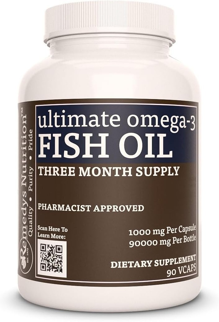Remedy's voeding Ultimate Omega-3 Fish Oil 