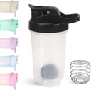D.Y.A 16oz Shaker Bottle, Leak Proof Sport Shaker Cups voor eiwitshakes, Shaker Bottle voor voortraining en reizen te gaan,BPA Gratis & Easy Clean Protein Shaker Bottle, Black