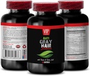 Rejuvenation Beauty - Gray Hair Solution - avec BIOTIN & FOLIC Acid - Nettles Capsules, supplément de paba, supplément de cheveux gris, supplément de folate pour les femmes, vitamines pour les cheveux gris, 1B 60 Caps