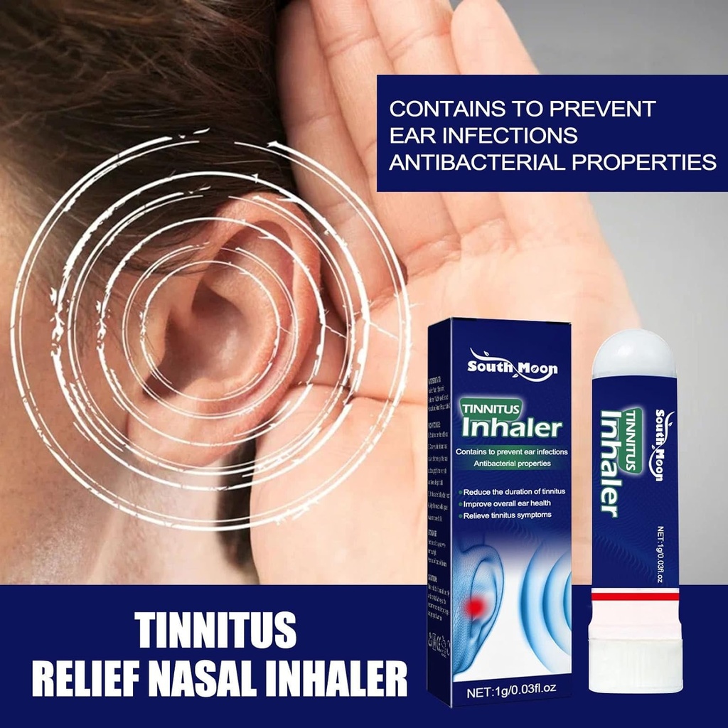 Techsilen Pour Acouphène, Inhalateur d'acouphène, Inhalateur d'acouphène, Inhalateur d'acouphène, Inhalateur d'acouphène, Relief d'acouphène, Inhalateur d'acouphène (5 pcs)