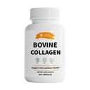 SIRUNES Bovine Collagen Supplementen voor mannen en vrouwen I Gehydrolyseerde Gras Fed Bovine Collages Peptides Dieetsupplement voor Gezamenlijke, Nerve & Bone Support - Non-GMO, Anti-Aging - 100 Capsules