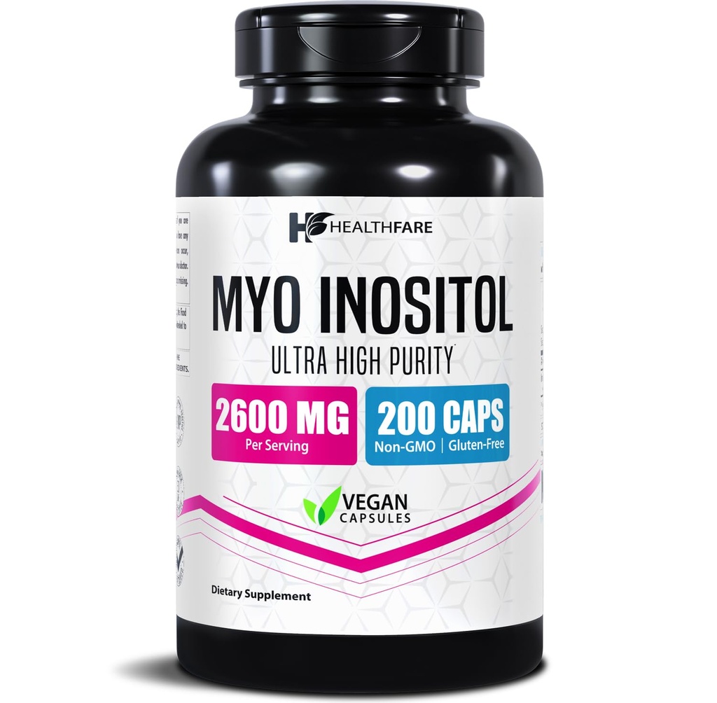Healthfare Myo Inositol Supplement, 2600mg 