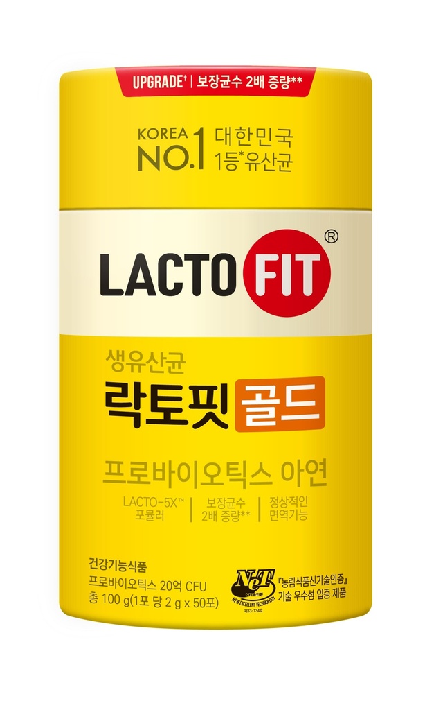 [Chong Kun Dang] Lacto-Fit ProBiotics Gold (1 Pack),3,53 oz