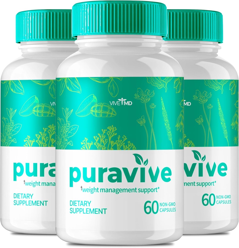 Vive MD Puravive Premium gewichtsverlies Capsules Beoordelingen - Originele Formule - Puravive gewichtsverlies Capsules Originele, Puravive gewichtsverlies pillen, Puravive Exotic Rice Methode (3 Pack)