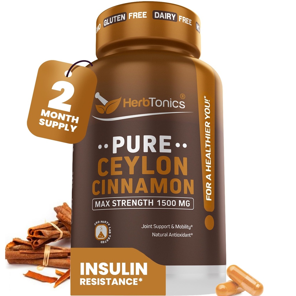 Herbtonics Pure Ceylon kaneelcapsules 