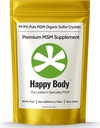 Biologische Zwavelkristallen - 99% Pure MSM kristallen, Premium MSM supplement - Uitstekende kwaliteit en absorptie. 1 LB Pack.